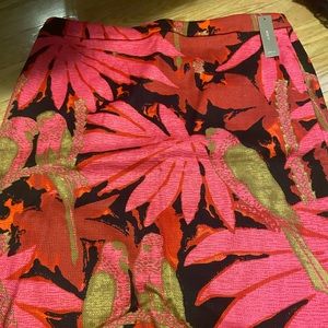 JCrew Patterned Pencil Skirt. Midi